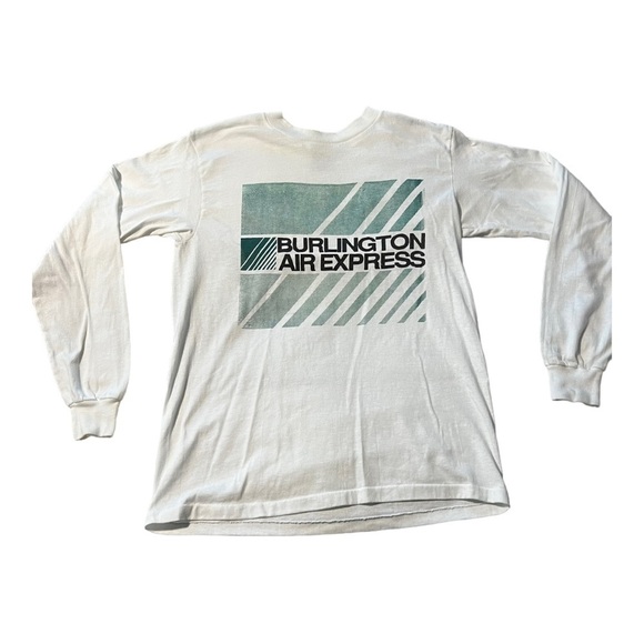 BURLINGTON Air Express (BAX) long sleeve T-shirt size L - Picture 1 of 7